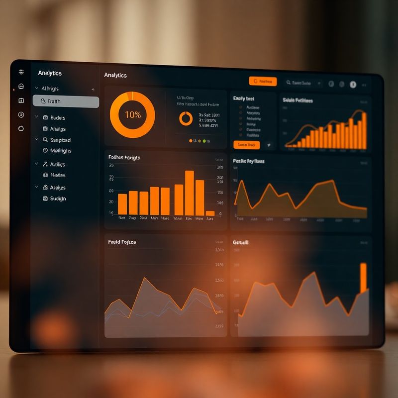 Tablou de bord interactiv Atelier Stan cu widget-uri de analiză în timp real